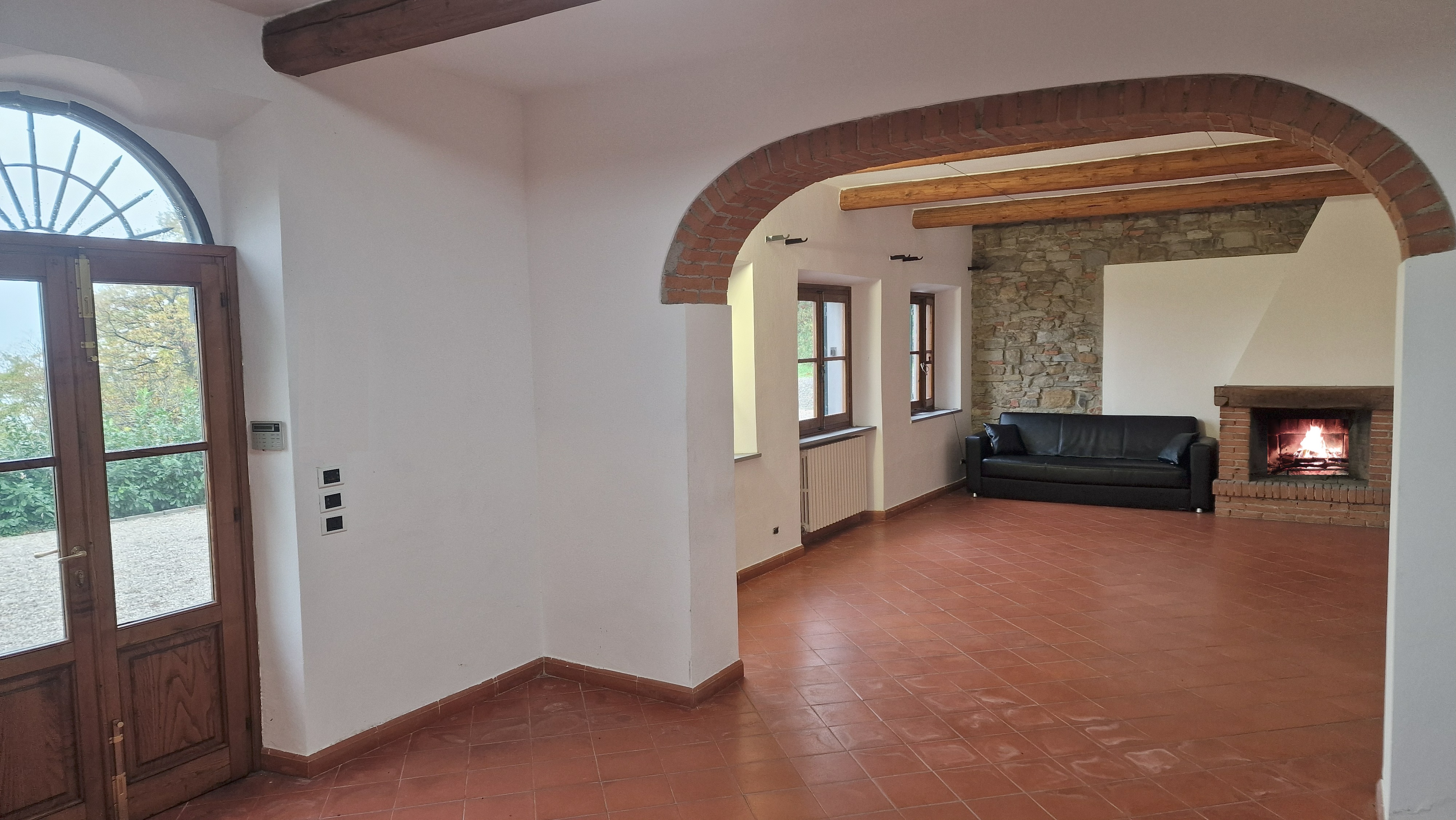 Le sale interne : sala al piano terra